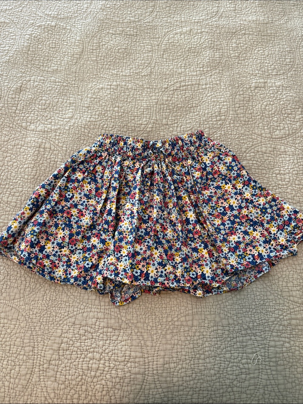 100% Cotton Floral Girls' Skort